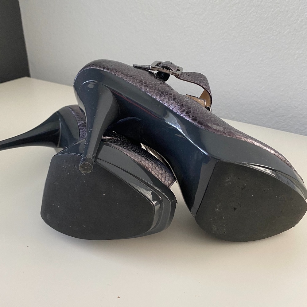 Michael Kors Metallic Platform Hells - image 4